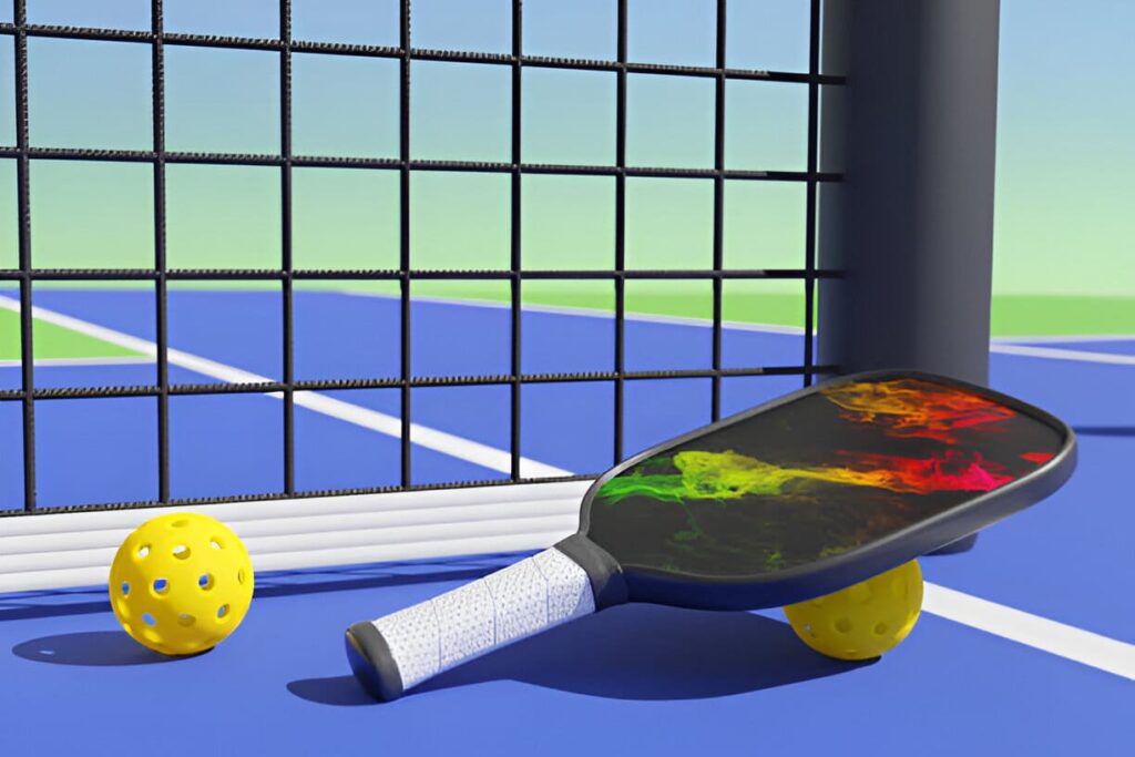 Unique pickleball paddles